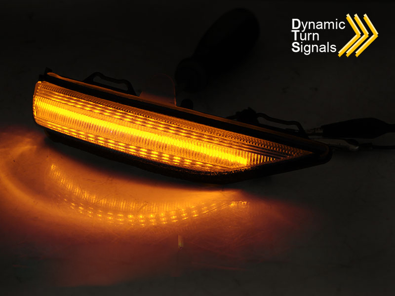 Blinklys sidespeil LED Dynamisk FORD FIESTA MK7 2017-2023 SMOKE LED SEQ – bilde 3