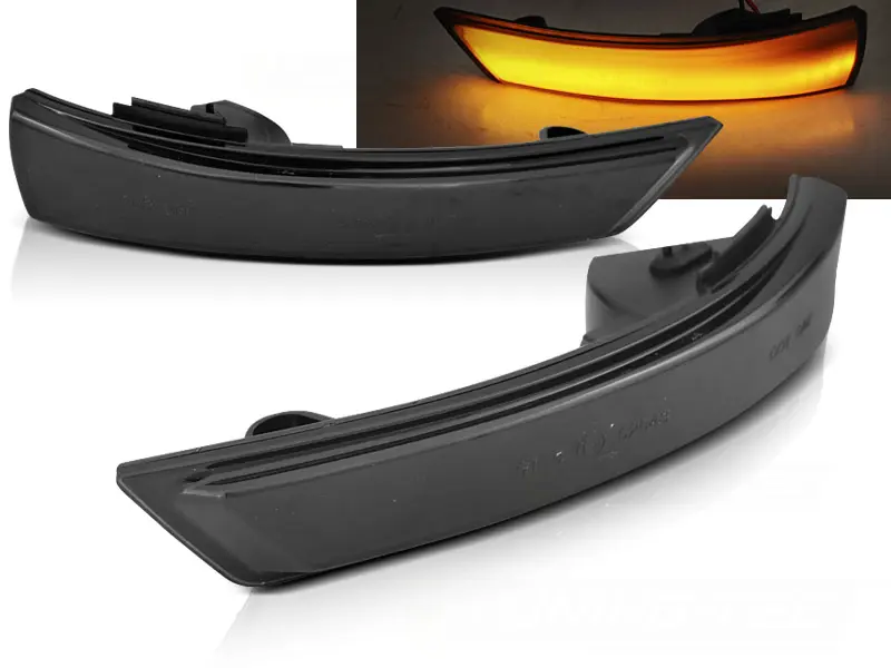 Blinklys sidespeil LED Dynamisk Ford Focus III 2010 - 2019 / Mondeo IV 2007 - 2014 │ SMOKE LED SEQ