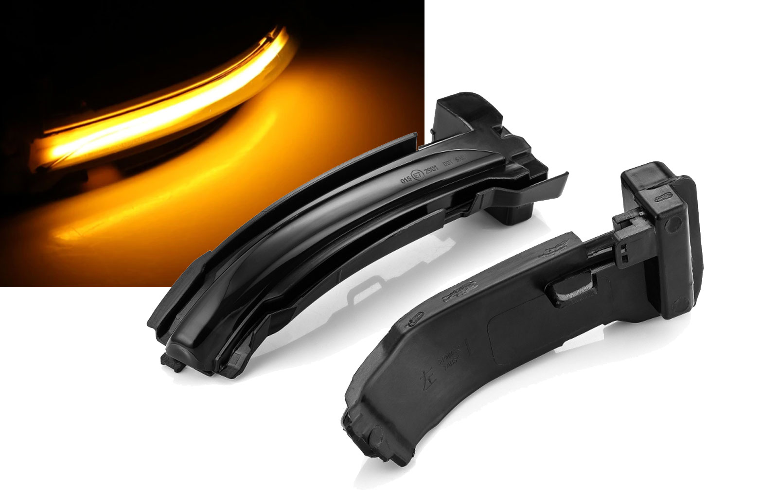 Blinklys sidespeil LED Dynamisk Ford Focus IV 2018 -> │ SMOKE LED SEQ
