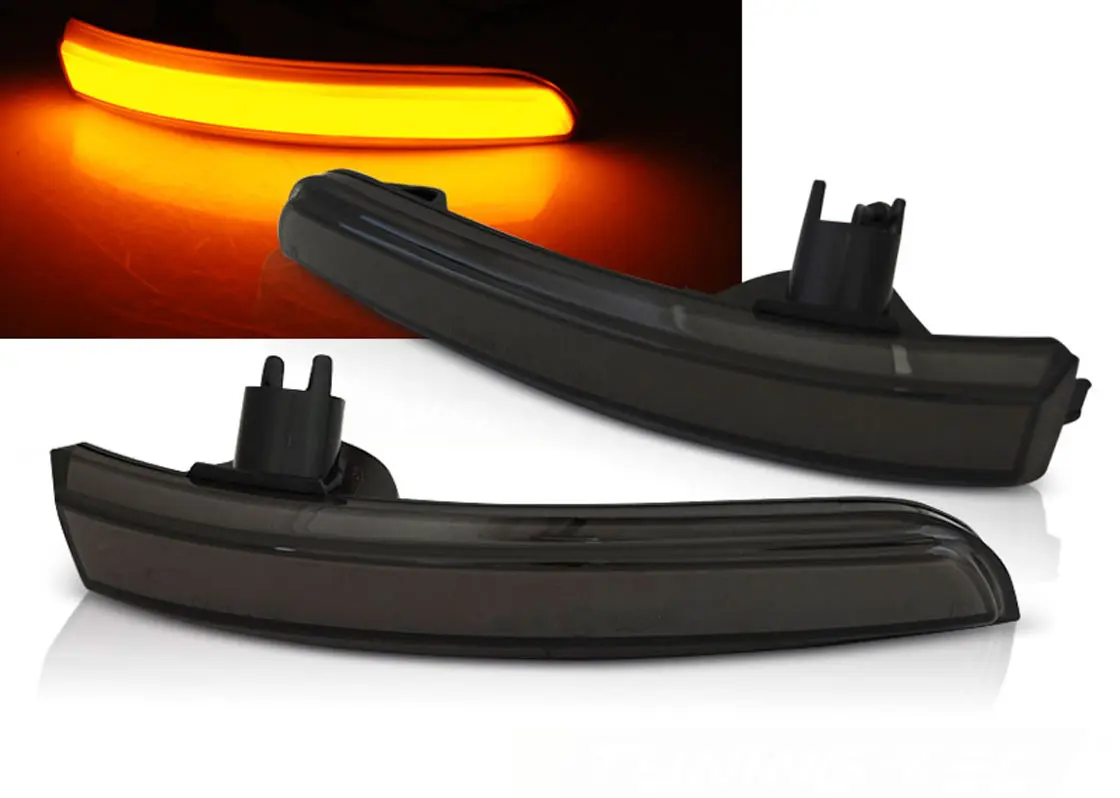 Blinklys sidespeil LED Dynamisk FORD KUGA / ESCAPE / ECOSPORT SMOKE LED SEQ