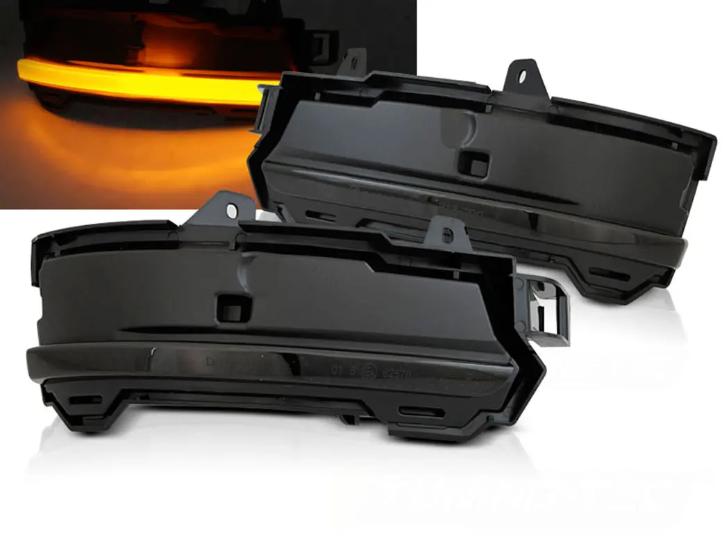 Blinklys sidespeil LED Dynamisk LAND ROVER RANGE ROVER EVOQUE /VELAR /DISCOVERY SMOKE LED SEQ