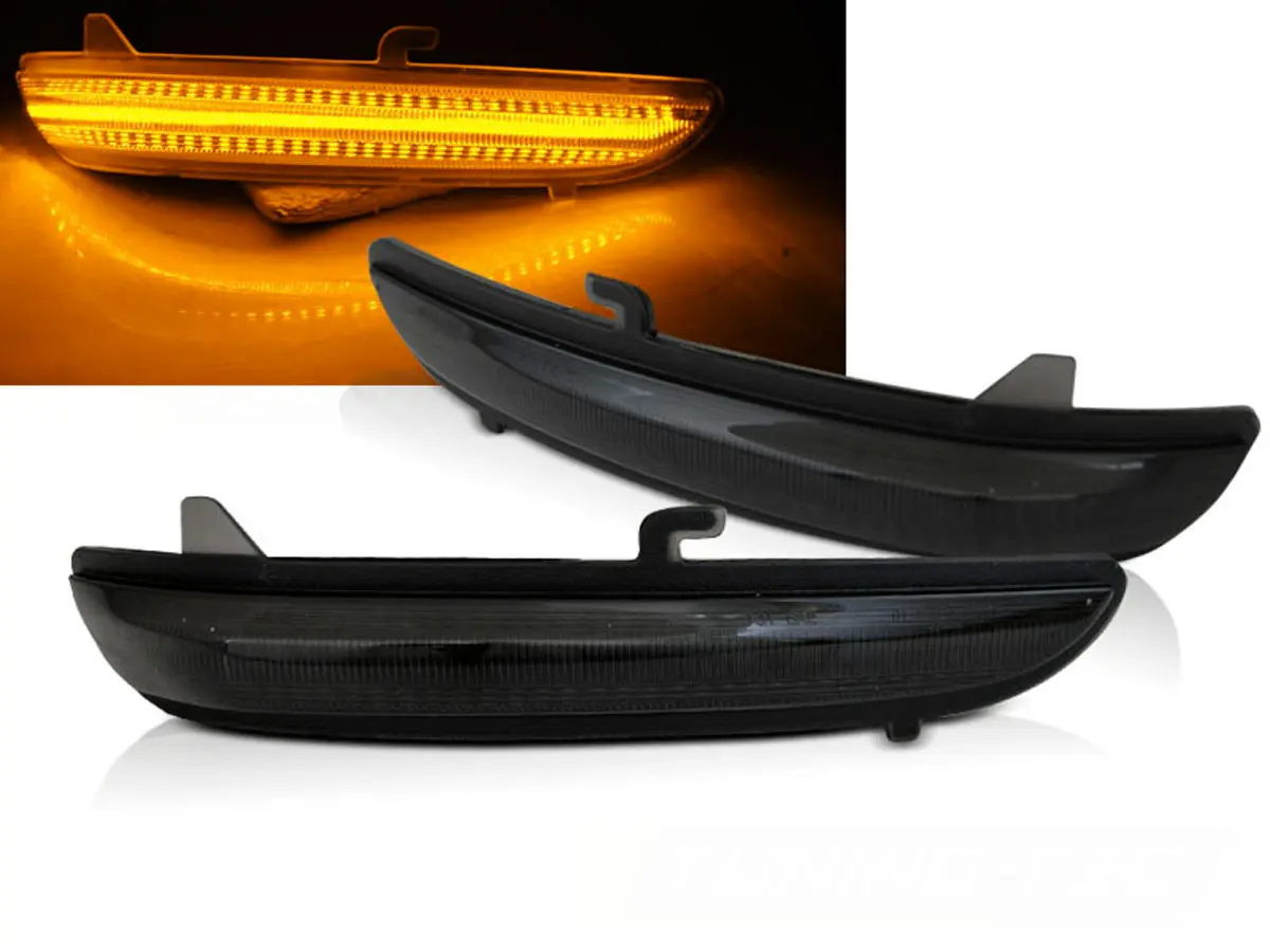 Blinklys sidespeil LED Dynamisk PEUGEOT 208 / 2008 / Citroen C3 III 2016 - 2024 │ SMOKE LED