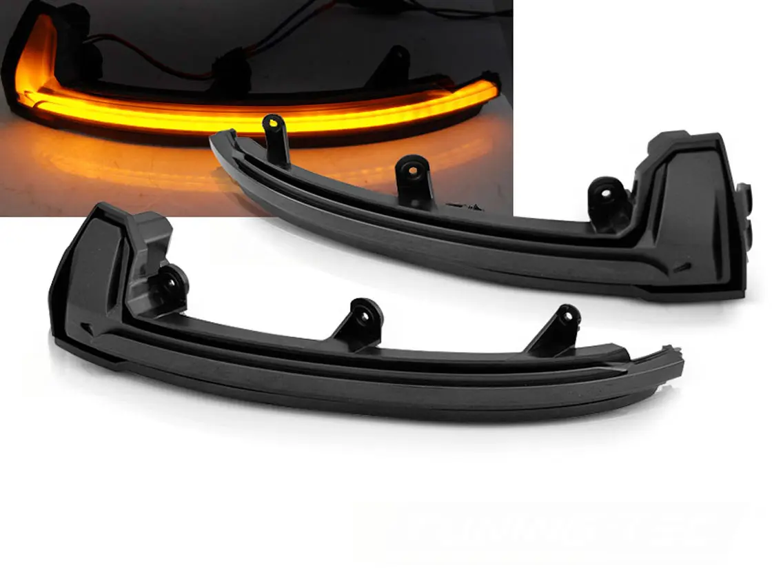 Blinklys sidespeil LED Dynamisk Porsche Cayenne II (92A) Facelift 2014 - 2017 │ SMOKE LED SEQ