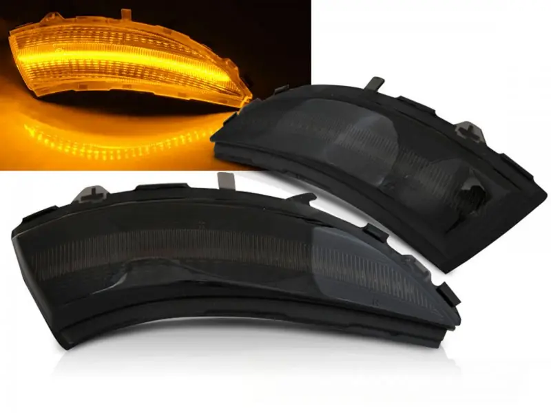 Blinklys sidespeil LED Dynamisk RENAULT CLIO IV 2012-2016 SMOKE LED