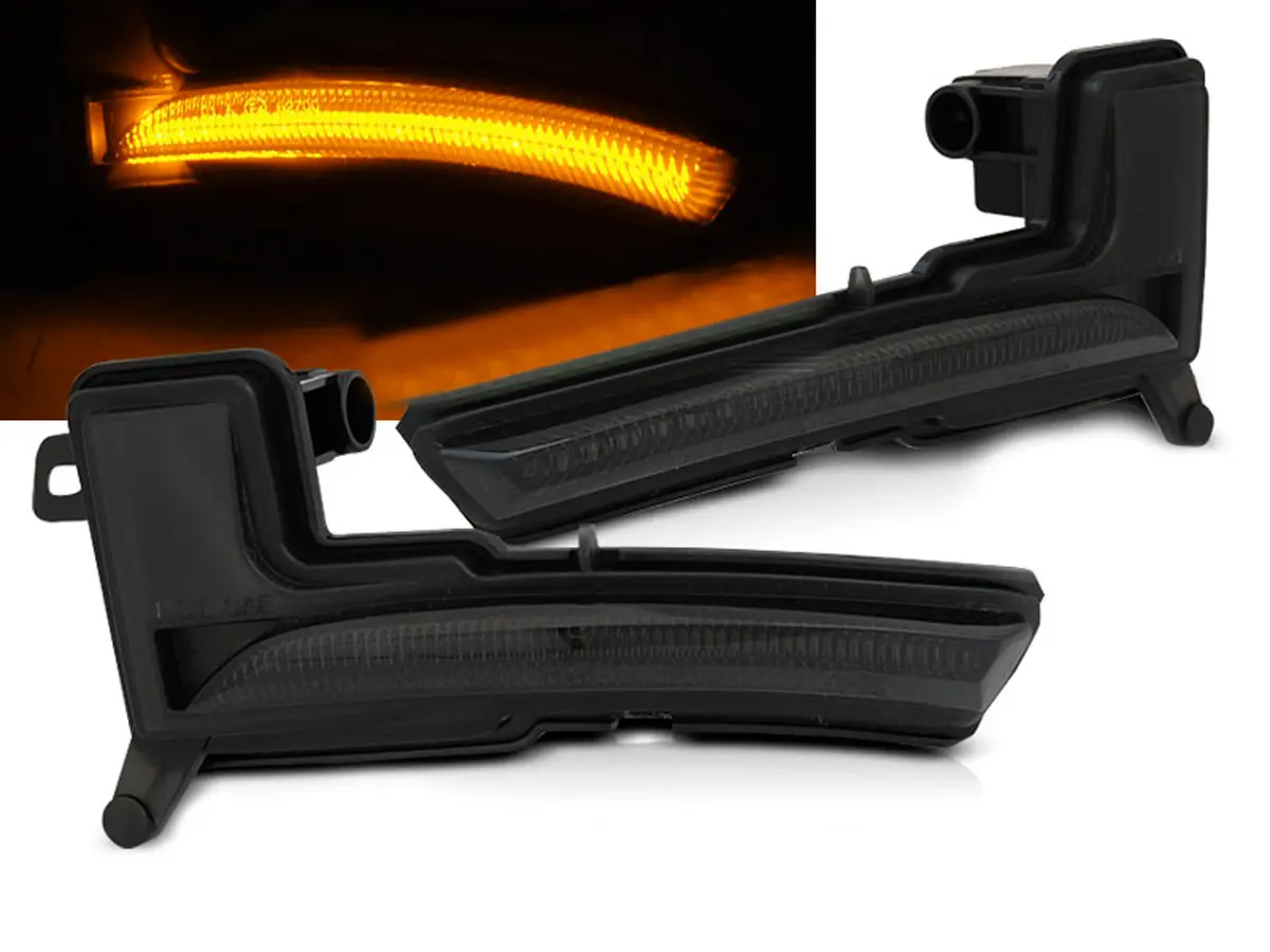 Blinklys sidespeil LED Dynamisk RENAULT CLIO IV 2016-2020 SMOKE LED SEQ