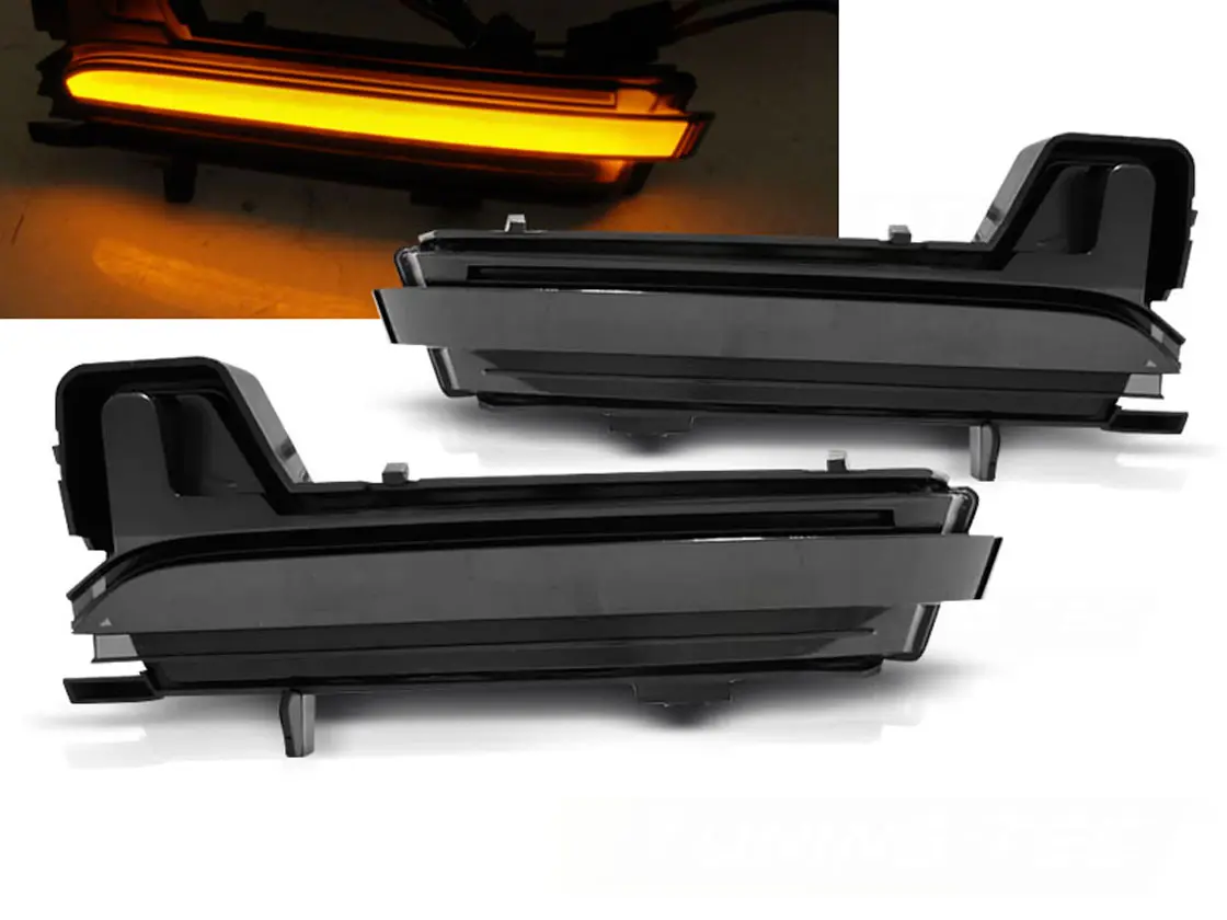Blinklys sidespeil LED Dynamisk Škoda Kodiaq I 2016 - 2024 / Škoda Karoq 2017 -> SMOKE SEQ LED – bilde 3