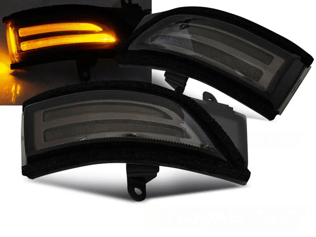 Blinklys sidespeil LED Dynamisk SUBARU FORESTER / IMPREZA / LEGACY / OUTBACK SMOKE LED SEQ 