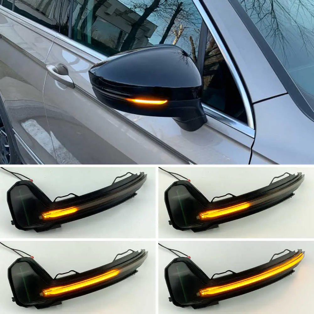 Blinklys sidespeil LED Dynamisk TIGUAN II 2015-2020 LED SMOKE SEQ – bilde 2