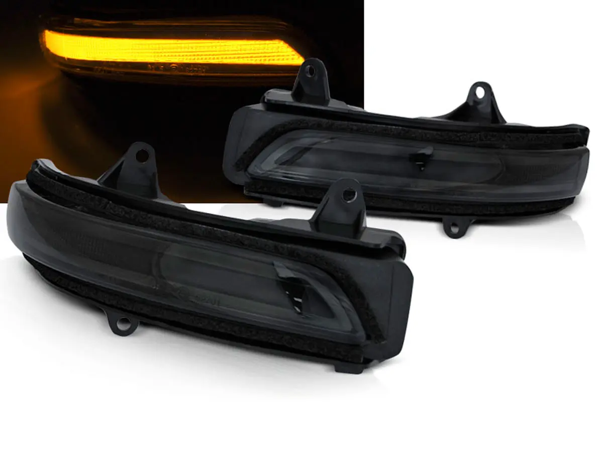Blinklys sidespeil LED Dynamisk Toyota Land Cruiser J150 2009 - 2017 │ Black LED Edition