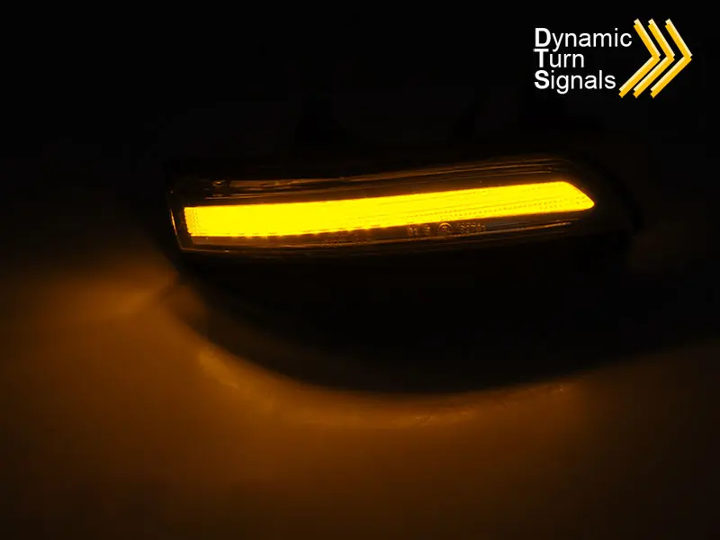 Blinklys sidespeil LED Dynamisk Toyota Land Cruiser J150 2009 - 2017 │ White LED Edition – bilde 2