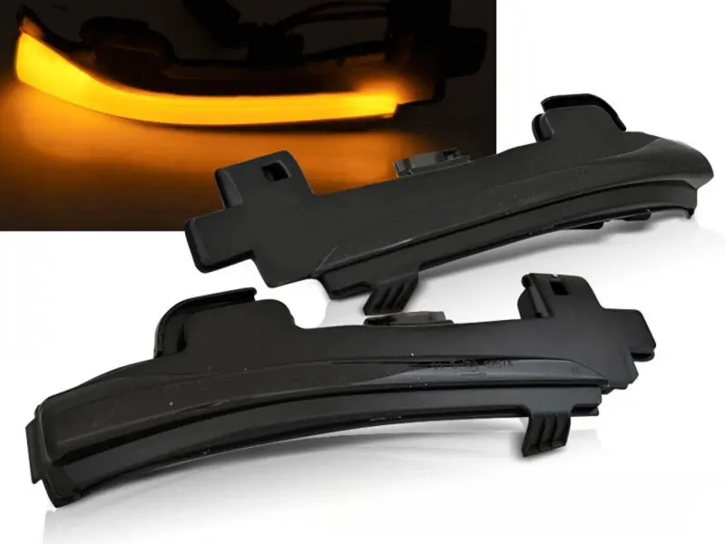 Blinklys sidespeil LED Dynamisk Volvo S60 V40 V60 V70 - sett 2 stk