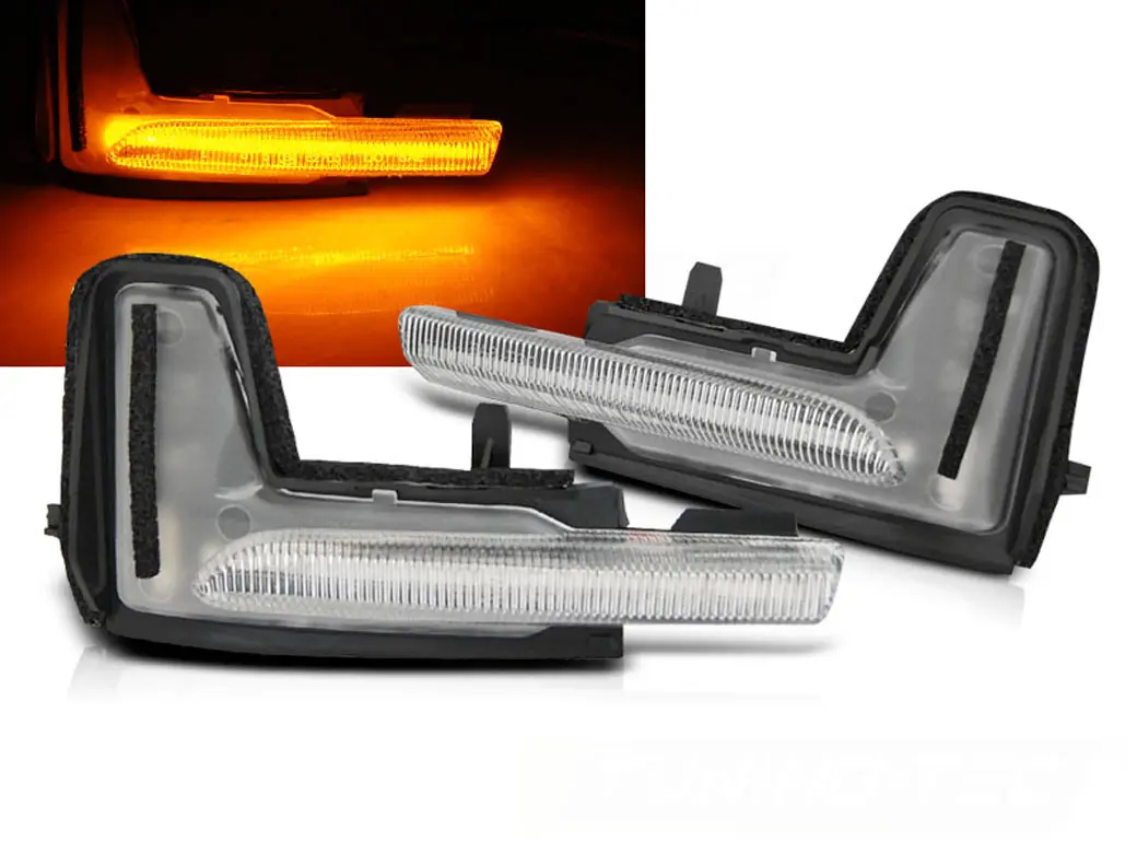 Blinklys sidespeil LED Dynamisk VOLVO XC90 MK 2014-2020 WHITE LED