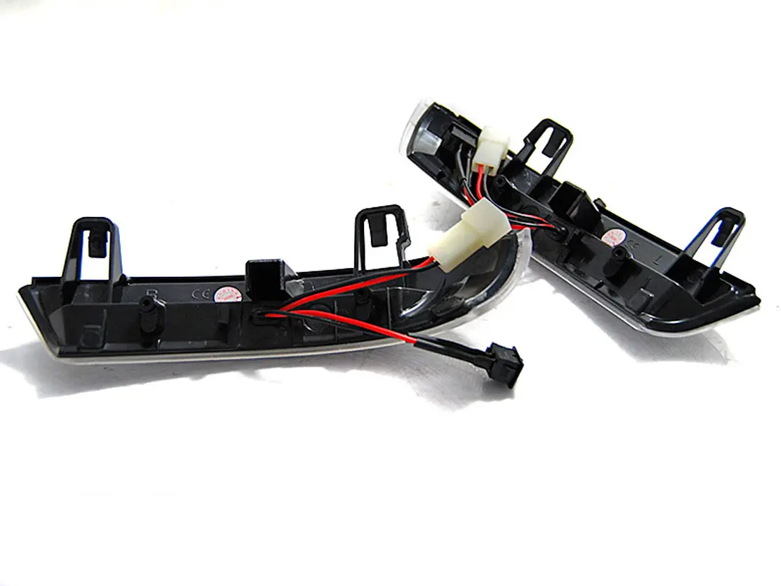 Blinklys sidespeil LED Dynamisk  VW GOLF / GOLF PLUS / JETTA / PASSAT / SHARAN WHITE LED SEQ – bilde 3