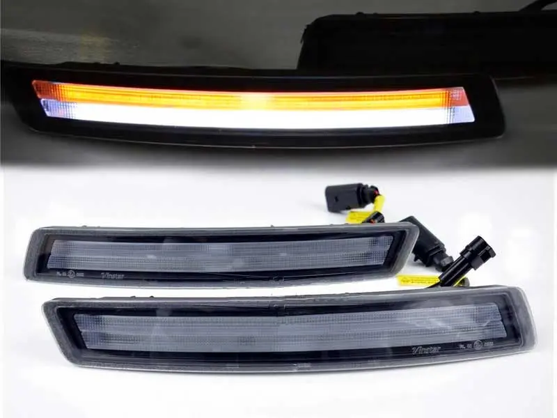 Blinklys VW NEW BEETLE 2006-2010 SMOKE DRL SEQ LED – bilde 2