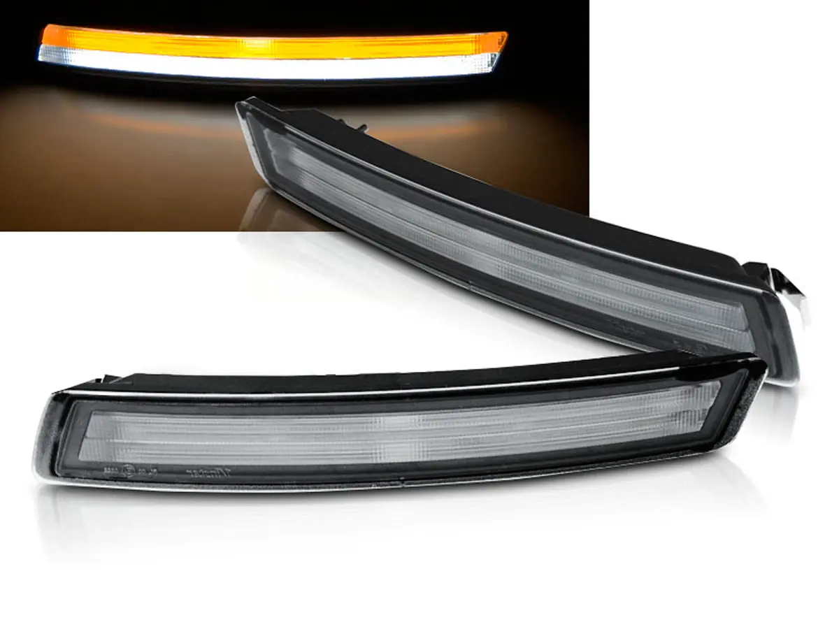 Blinklys VW NEW BEETLE 2006-2010 WHITE DRL SEQ LED