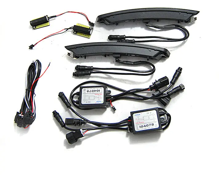 Blinklys VW NEW BEETLE 2006-2010 WHITE DRL SEQ LED – bilde 4