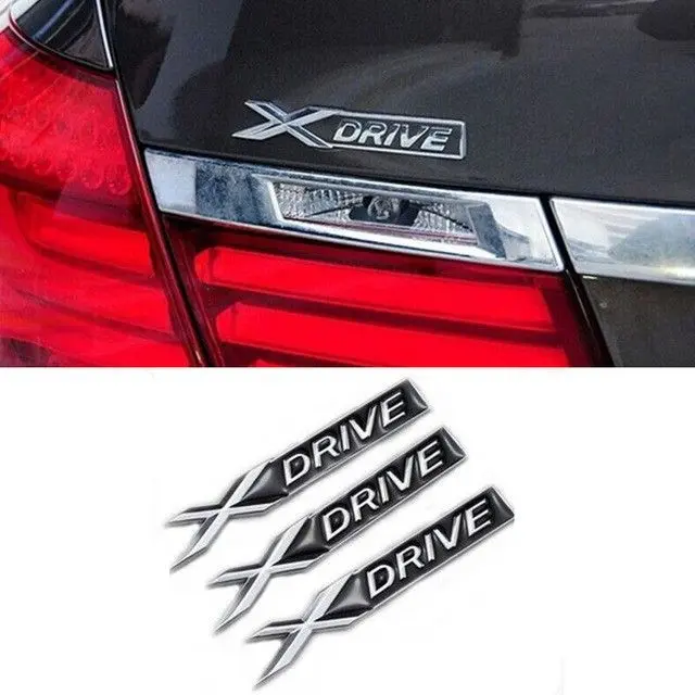 BMW emblemer X drive X3 X5 bokstaver m pakke m3 side emblem