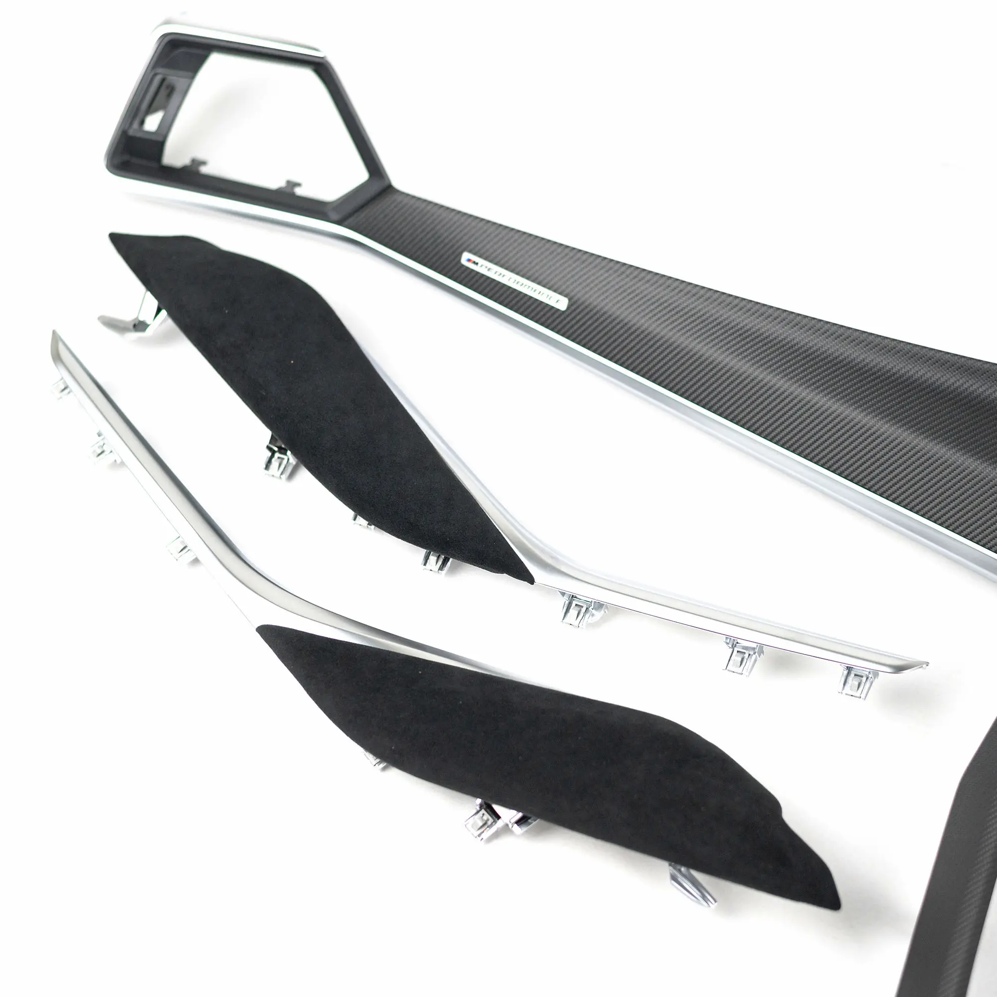 BMW M Performance interiørlister karbonfiber / Alcantara - trim kit Image 2
