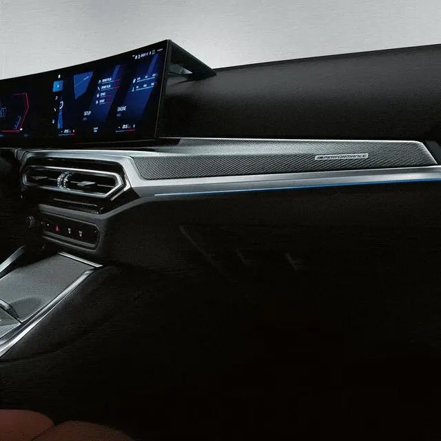 BMW M Performance interiørlister karbonfiber / Alcantara - trim kit Image 9
