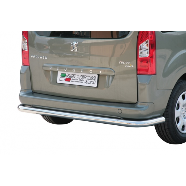 Bøyle bak nedre Peugeot Partner II 2008 - 2012 | D-Ø 63 Chrome Design