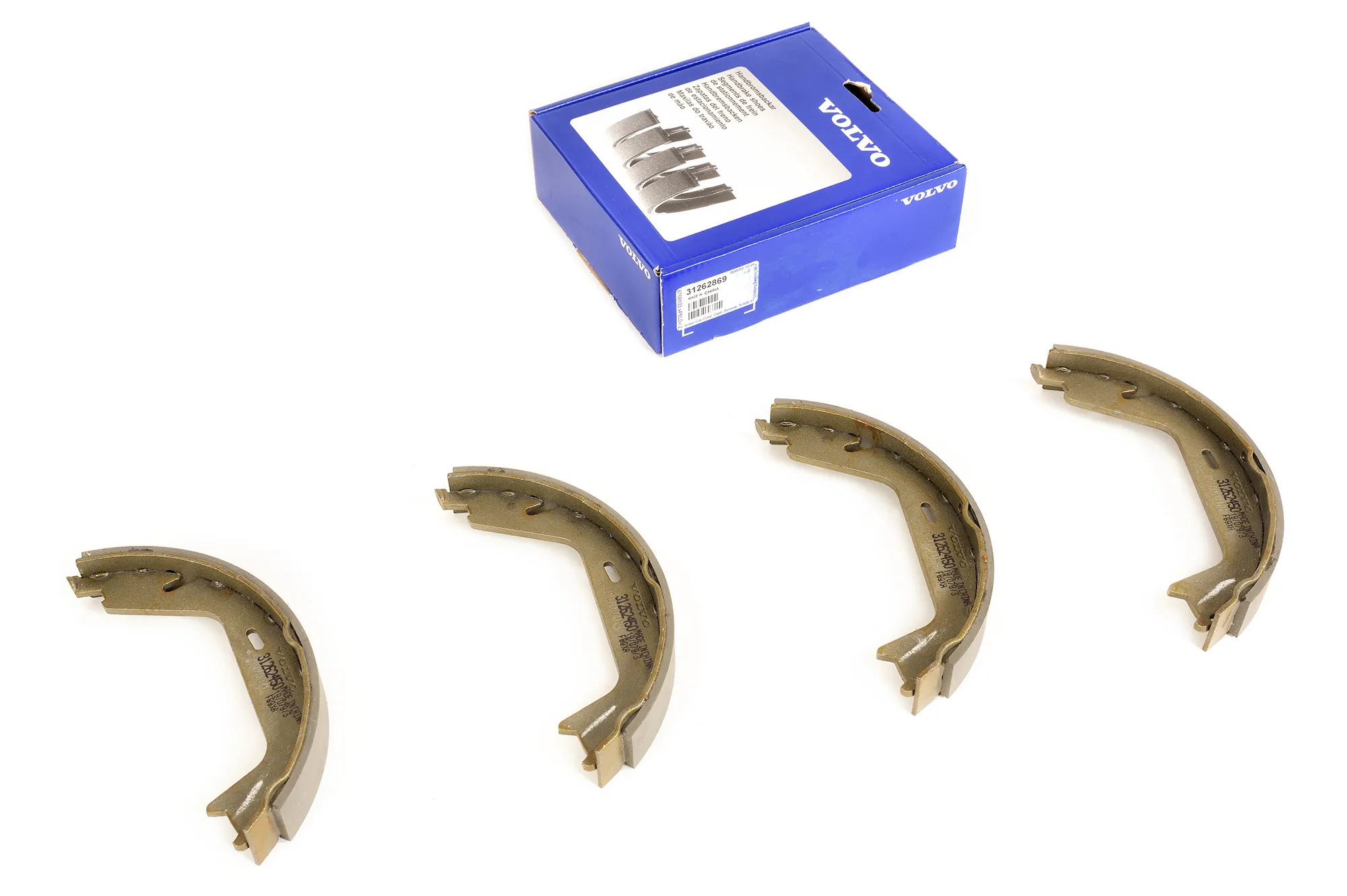Bremsebakker Volvo Genuine® S60 S80 V70 XC70 1999-2008 │ komplett sett 4 stk (OE 31262869)