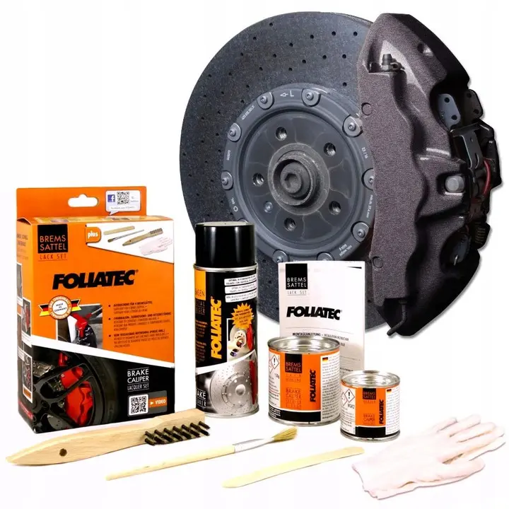 Bremsecaliperlakk Foliatec Carbon Metallic