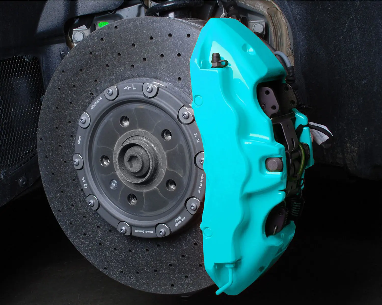 Bremsecaliperlakk Foliatec Ocean Turqoise – bilde 5