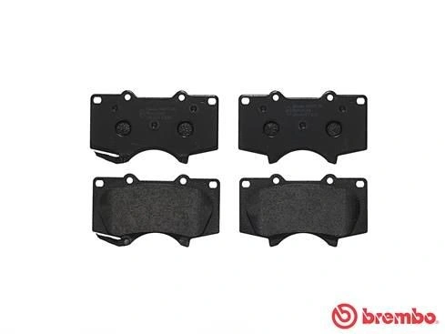Bremseklosser foran Toyota Land Cruiser J50 / Mitsubishi Pajero IV │ Brembo uten tilbehør, med antihyle blikk Prime – bilde 5