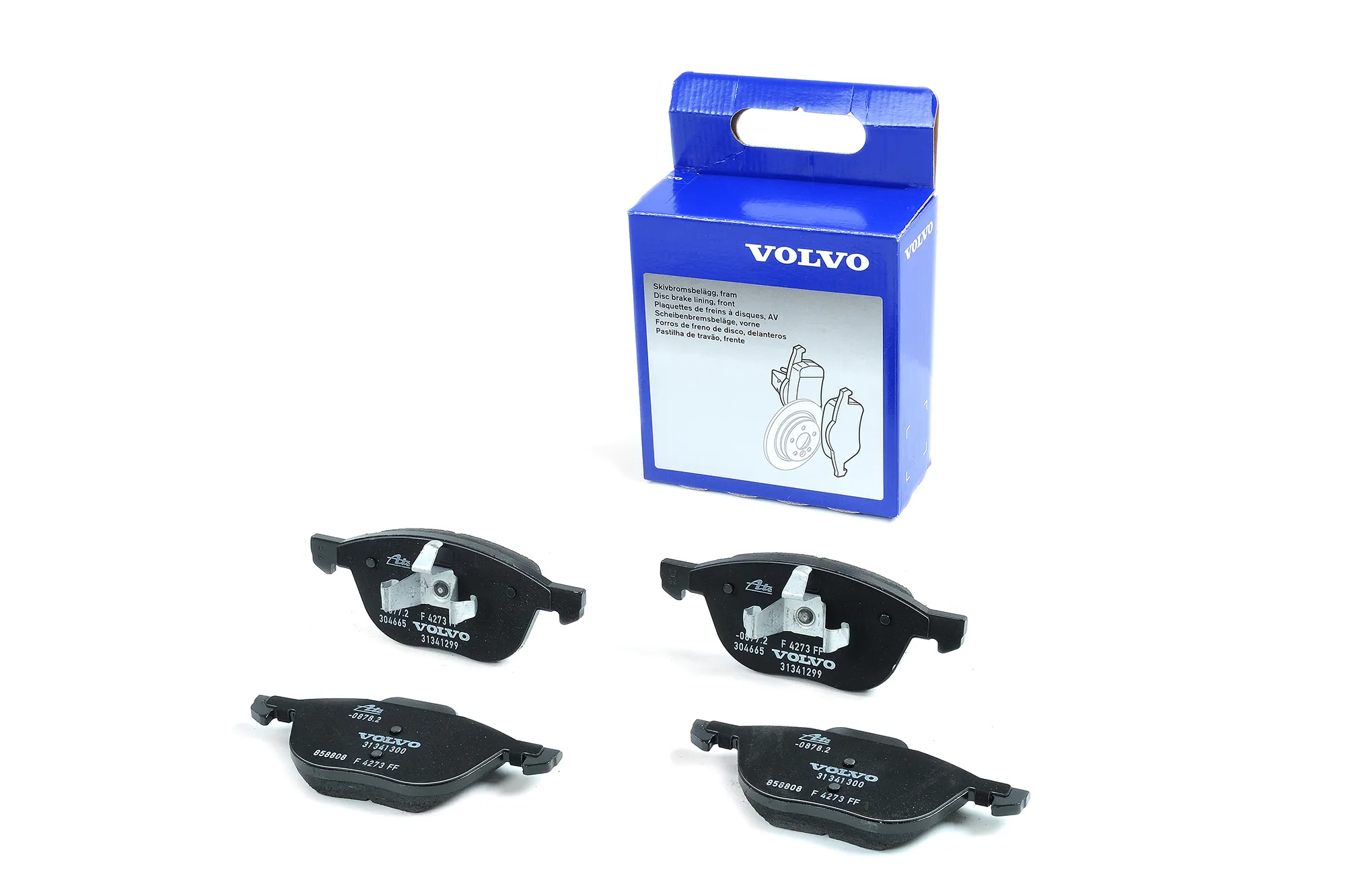 Bremseklosser foran Volvo Genuine® S40, V40, V50, C30, C70 2004-2019 │ 16,5" 320mm