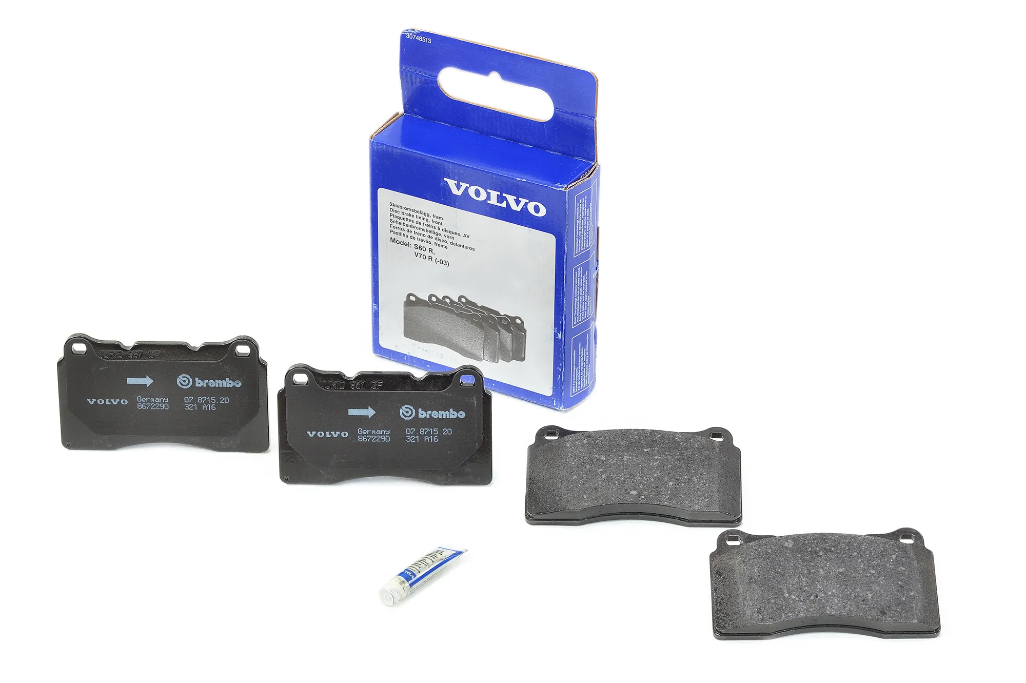 Bremseklosser foran Volvo Genuine® S60 R, V70 R 2004-2007 │ foran