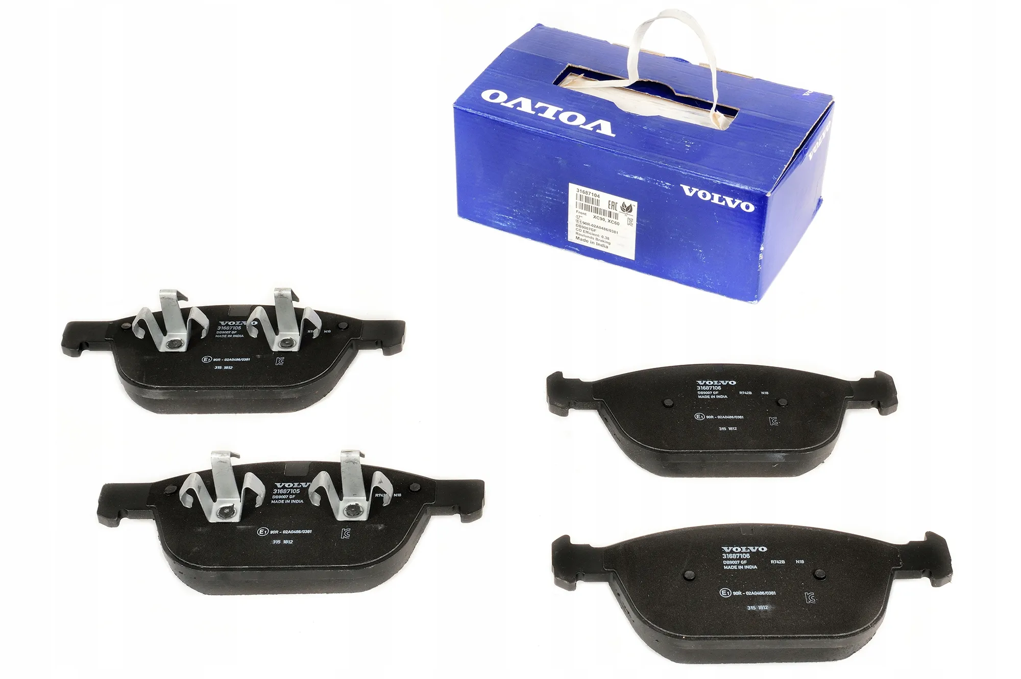 Bremseklosser foran Volvo Genuine® XC60 2009-2014 │ foran