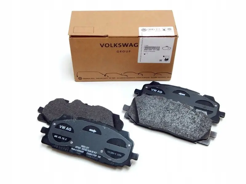 Bremseklosser sett Audi Q7 (4MB) / Audi Q7 e-tron │ framaksel - Genuine® Brake Pads Kit