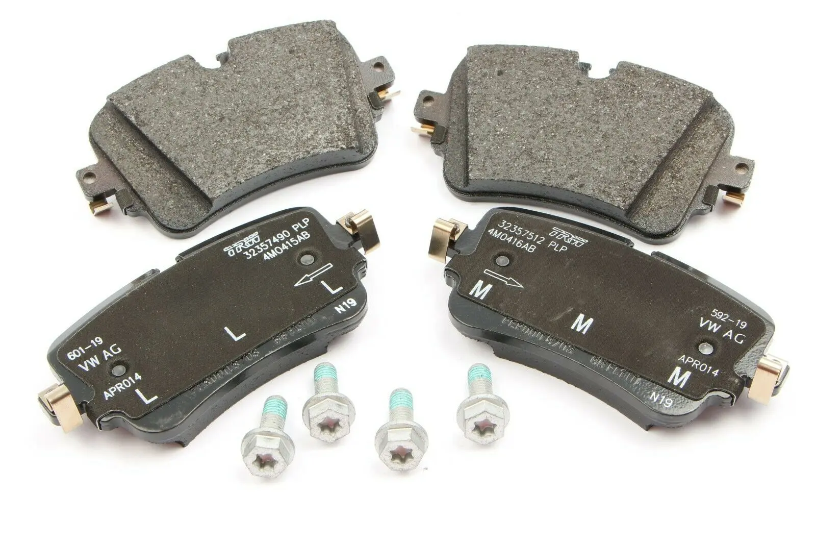 Bremseklosser sett bak OEM Audi Q7 (4MB) / AUDI Q7 e-tron – bilde 2