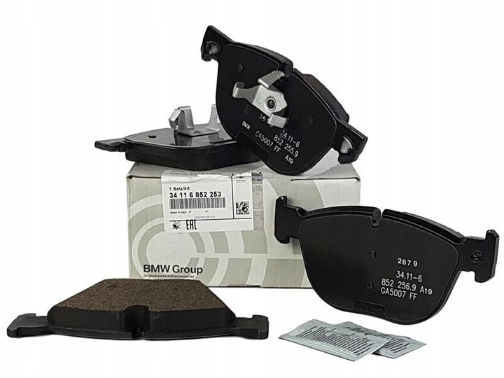 Bremseklosser sett foran BMW X5 / BMW X6