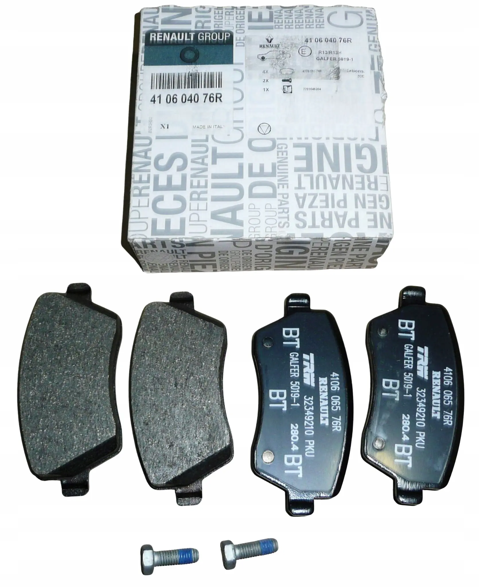 Bremseklosser sett foran Renault Zoe 2012 - 2024 – bilde 2
