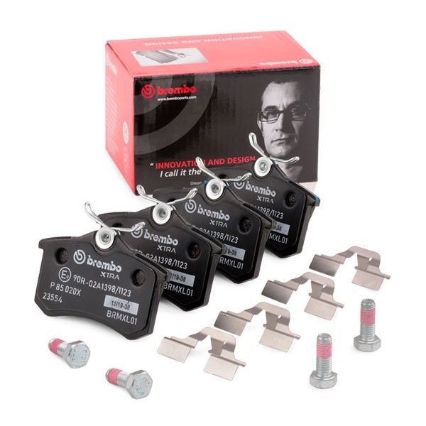 Bremseklosser sett MG ZS EV │ bakaksel - Brembo Brake Pads