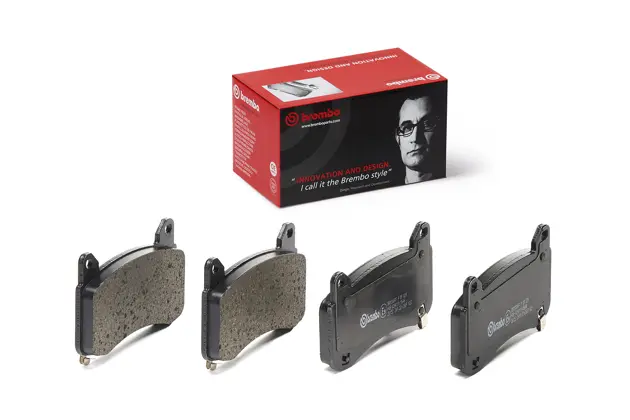 Bremseklosser sett Tesla Model 3 / Model Y │ framaksel - Brembo Brake Pads Image 1