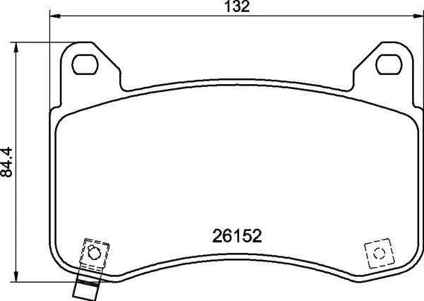 Bremseklosser sett Tesla Model 3 / Model Y │ framaksel - Brembo Brake Pads Image 2