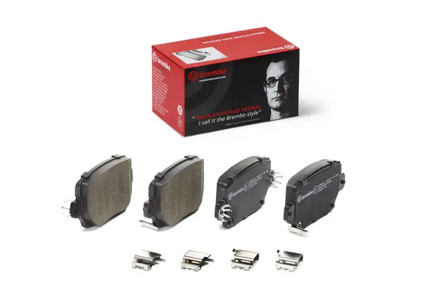 Bremseklosser sett Tesla Model 3 / Tesla Model Y │ bakaksel - Brembo Brake Pads