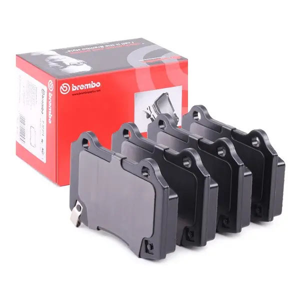 Bremseklosser sett Tesla Model S / Model X │ bakaskel - Brembo Brake Pad set with acoustic wear warning Image 1