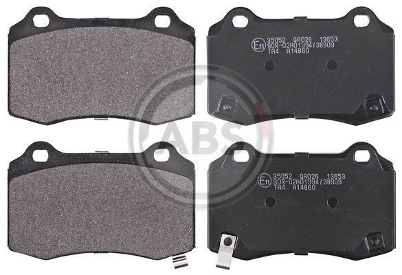 Bremseklosser sett Tesla Model S / X │ bakaksel - A.B.S. Brake pad set with acoustic wear warning – bilde 5