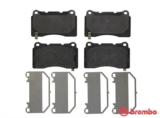 Bremseklosser sett Tesla Model S / X │ framaksel - Brembo Brake Pads Set – bilde 5