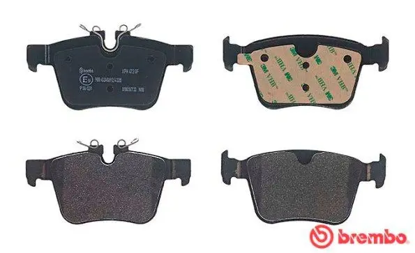 Bremseklosser sett Volvo / Polestar / Jaguar │ bakaksel - Brembo Brake Pads Image 6