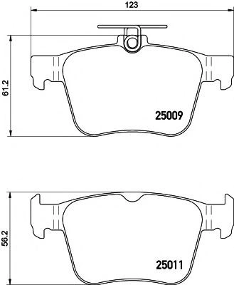 Bremseklosser Textar VAG 2500901 │ bak – bilde 5
