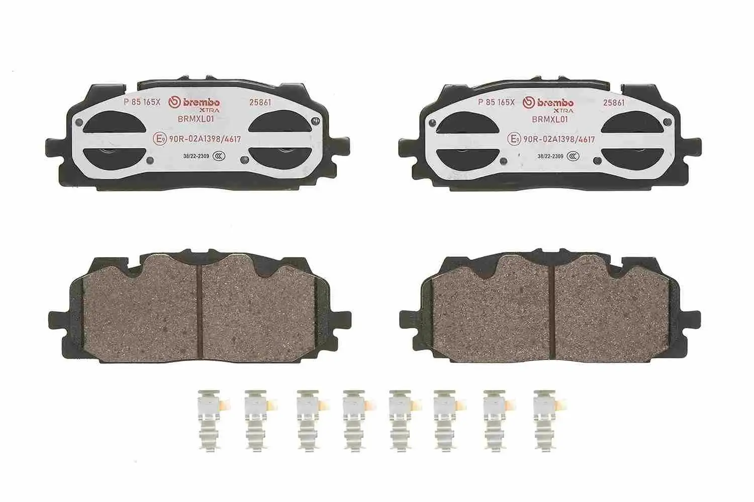 Bremseklosser VAG │ framaksel - Brembo Xtra Brake Pads – bilde 8