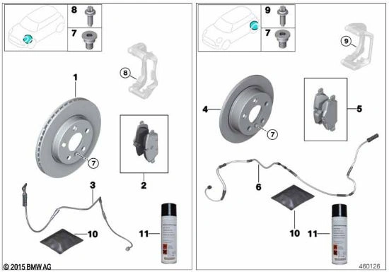 Bremsepasta BMW │ Genuine® Smøremiddel for bremsesystem - 3g – bilde 4