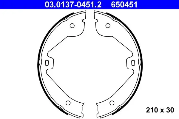 Bremsesett bak BREMBO / ATE VW Touareg I / II (7L/7P) 2002 - 2014 – bilde 2