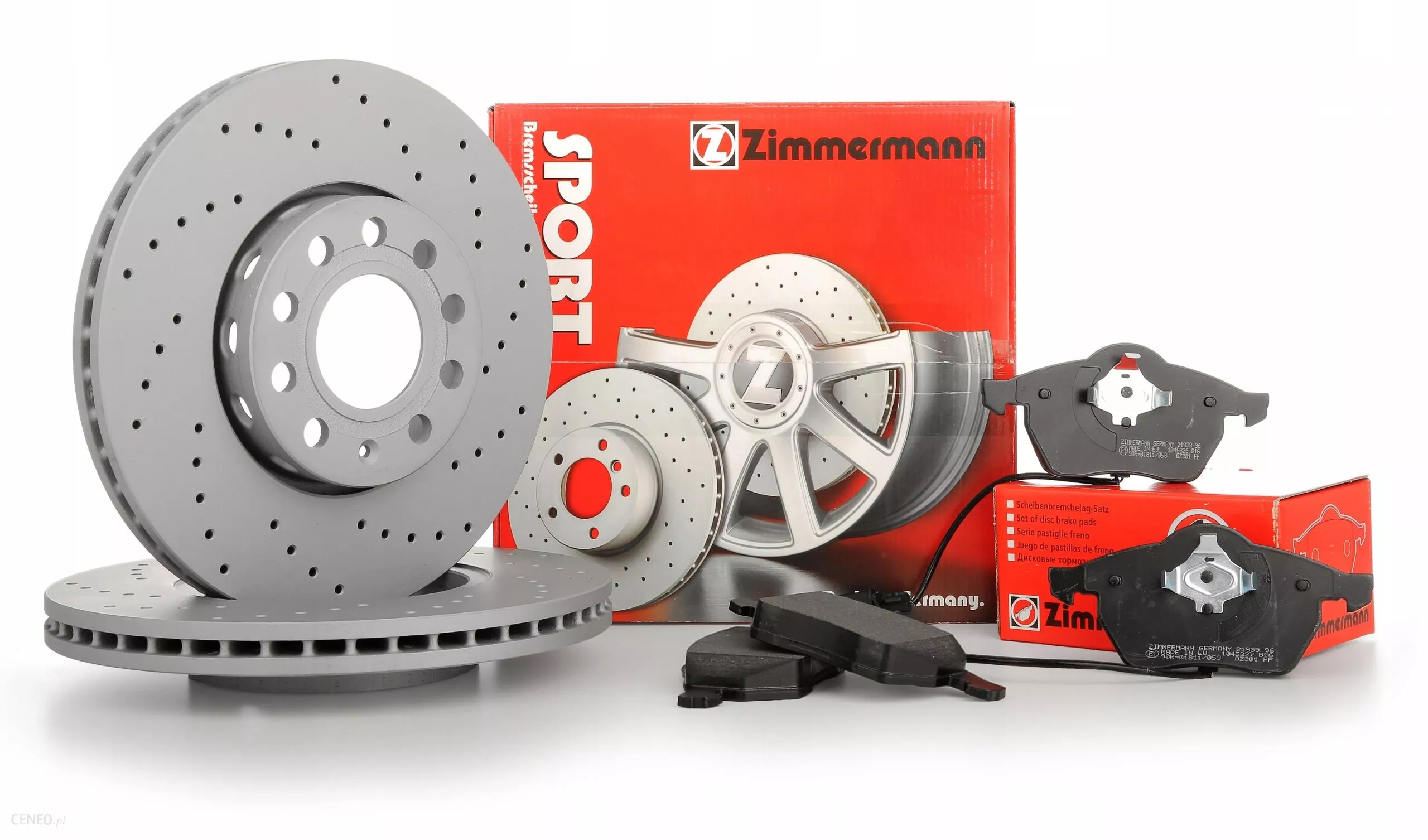Bremsesett bak ZIMMERMANN Sport Nissan Leaf II (ZE1) / NISSAN X-TRAIL III (T32) 2013 - 2021