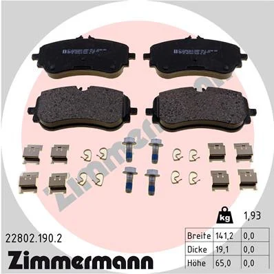 Bremsesett bak ZIMMERMANN VW Amarok - 300mm – bilde 3