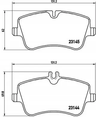 Bremsesett foran Brembo Mercedes-Benz – bilde 5